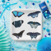 Blue Butterfly-Teller Pappteller (Party)