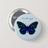 Blue Butterfly Thunder_Cove Button (Vorne & Hinten)