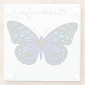 Blue Butterfly Thunder_Cove Glasuntersetzer (Rückseite)