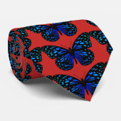Blue Butterfly Thunder_Cove Krawatte (Gerollt)