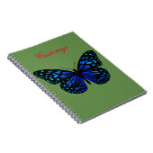 Blue Butterfly Thunder_Cove Notizblock (Rechte Seite)