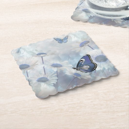 Blue Butterfly Untersetzer (angewinkelt)