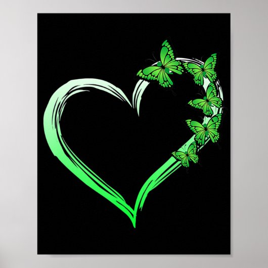 Blue Butterfly verbreitet Mental Health Aware Poster (Vorne)