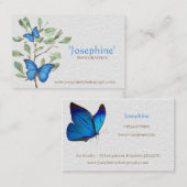 Blue Butterfly - Visitenkarte (Vorne/Hinten)