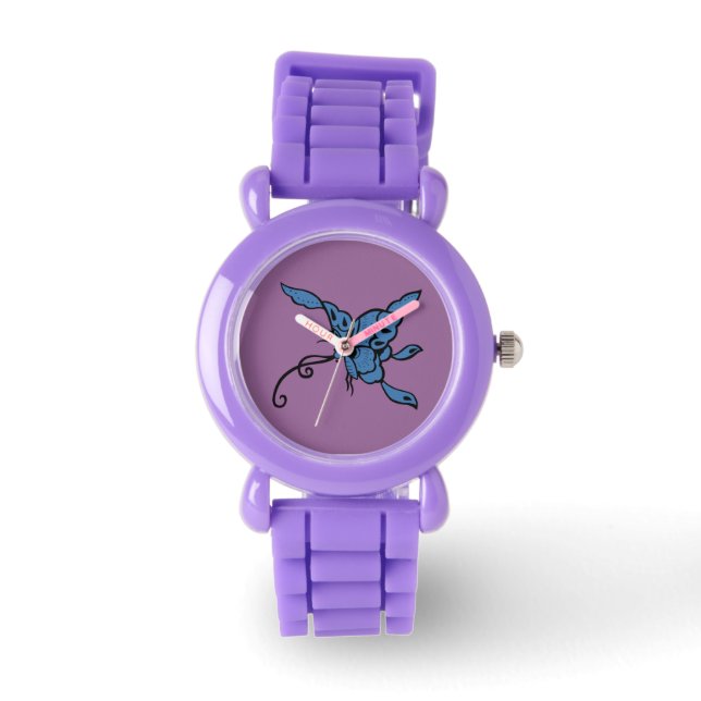 Blue Butterfly Watch Armbanduhr (Vorderseite)