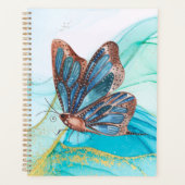 Blue Butterfly Watercolor Plane Planer (Vorderseite)