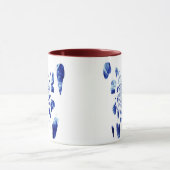 Blue Butterfly Wings Tasse (Zentrum)