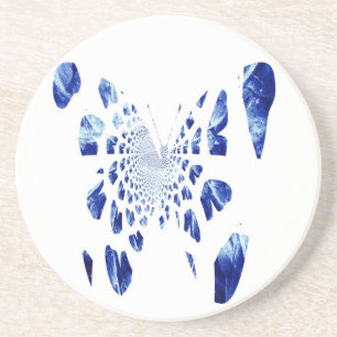 Blue Butterfly Wings Untersetzer