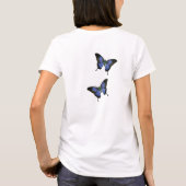 Blue Butterfly Women's Basic T - Shirt (Rückseite)