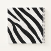 Blue Butterfly & Zebra Fur Green Monogram Custom Notizblock (Rückseite)