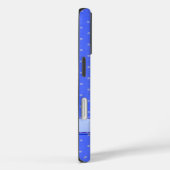 Blue Button Dots Case-Mate iPhone Hülle (Rückseite / Rechts)