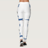 Blue Buzz Off Leggings (Rückseite)