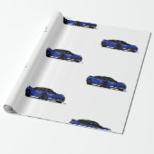 Blue C7 Corvette Packpapier (Ungerollt)