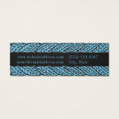BLUE CABLE STRICK 3x1 Mini-Visitenkarte (Rückseite)