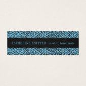 BLUE CABLE STRICK 3x1 Mini-Visitenkarte (Vorderseite)