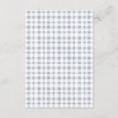 Blue Cactus Boho Llama Ratschläge für Mum Baby Dus Begleitkarte (Rückseite)