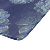 Blue Cactus Glass Cutting Board Schneidebrett (Ecke)
