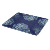Blue Cactus Glass Cutting Board Schneidebrett (Ecke)