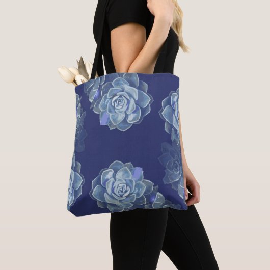 Blue Cactus Tote Bag Tasche (Von Nahem)