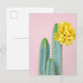 Blue Cactus Trio Postkarte (Vorne/Hinten)