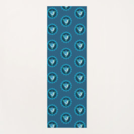 Blue Cahkara, Throat Chakra, Visuddha Yoga Mat Yogamatte