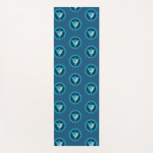 Blue Cahkara, Throat Chakra, Visuddha Yoga Mat Yogamatte