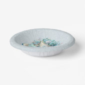 Blue Cake Blume Papierschale Pappteller (Gewinkelt)