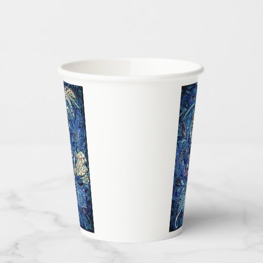 Blue cake pappbecher (Links)