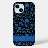 Blue California Poppy Blume Fantasy Case-Mate iPhone Hülle (Rückseite)