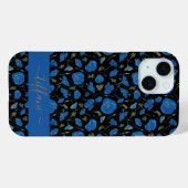 Blue California Poppy Blume Fantasy Case-Mate iPhone Hülle (Rückseite (Horizontal))