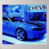 "Blue Camaro" © 2009 S.J. Poster (Vorne)
