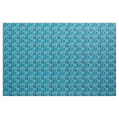 Blue Camo abstract Stoff (Yard (91,4 cm))