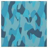 Blue Camo abstract Stoff (Nahaufnahme)