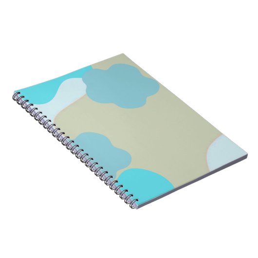 Blue Camo Notebook – Cool Camouflage Journal Notizblock (Rechte Seite)
