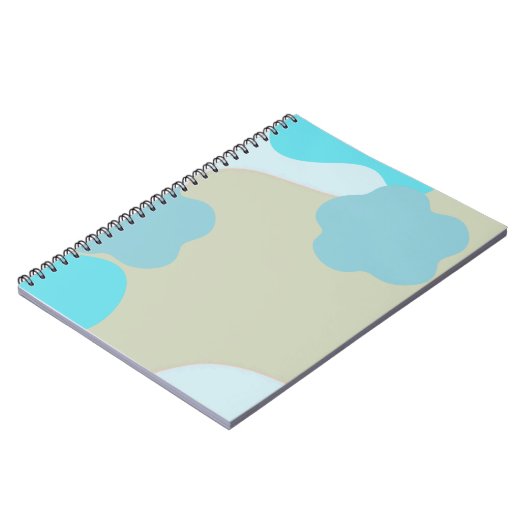 Blue Camo Notebook – Cool Camouflage Journal Notizblock (Linke Seite)