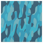 Blue Camo   Stoff (Nahaufnahme)
