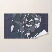 Blue Camou Badhandtuch Set (Handtuch)
