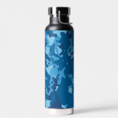 Blue Camouflage #3.1 Thunfisch Kupfer infundiert Trinkflasche (Links)