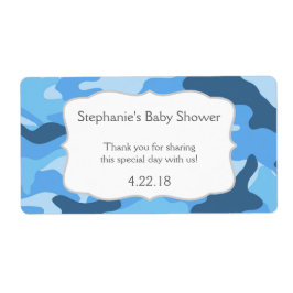 Blue Camouflage Camouflage Wasser Flasche Gefallen