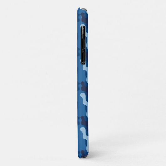 Blue Camouflage Case | iPhone | Pad | Samsung (Hinten/Links)