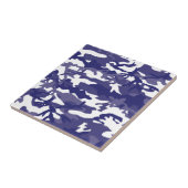Blue Camouflage Fliese (Seite)
