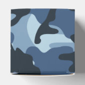 Blue Camouflage Geschenkschachtel (Oben)
