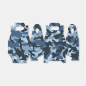 Blue Camouflage Geschenkschachtel (Ungefaltet)