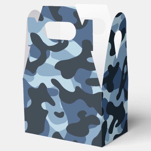 Blue Camouflage Geschenkschachtel (Geöffnet)