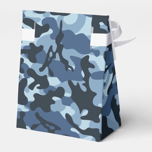 Blue Camouflage Geschenkschachtel (Rückseite)