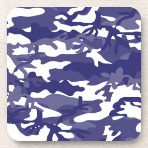 Blue Camouflage Getränkeuntersetzer