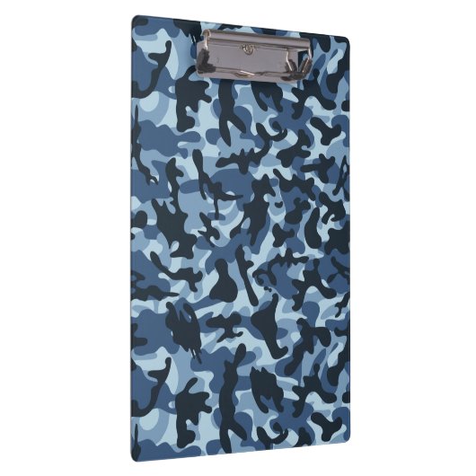 Blue Camouflage Klemmbrett (Rechts)