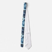 Blue Camouflage Krawatte (Rückseite)