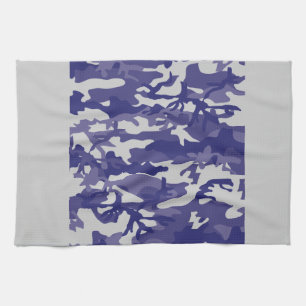 Blue Camouflage Küchentuch