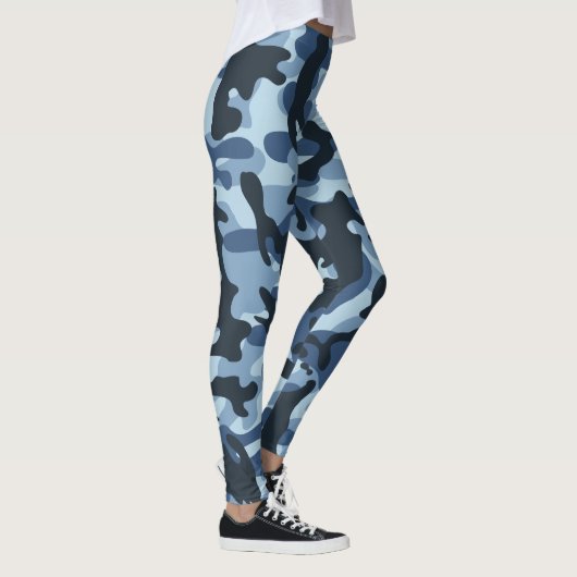 Blue Camouflage Leggings (Rechts)